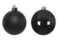 Preview: Mini-Glaskugeln glanz/matt 3,5cm schw. 16 St 010300