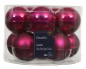 Preview: Masch.Kugeln 6cm glanz/matt pink 10 Stck 140525