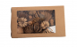 Preview: Kuerbis-Mix aus Naturmaterialien in Papier-Box mit Fenster braun/natur, 20x12x6,5cm 44HSB02