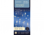 Mobile Preview: LED-Lichterkette Timer in. Batt. 45cm 10L silber w 483688