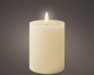 Preview: LED-Wachskerze 7x11,2cm creme 489162