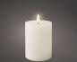 Preview: LED-Wachskerze 7x11,2cm weiss 489185