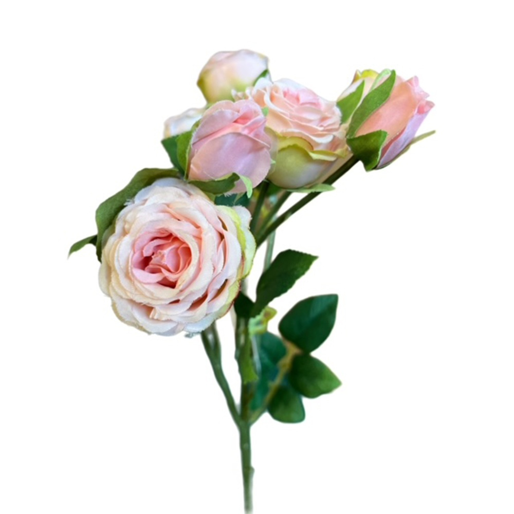 Rosenzweig 3Kn,4Bl L47cm weiss/rosa 120635-81