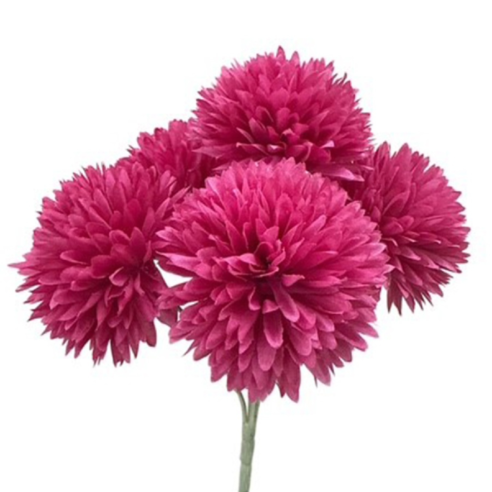 Chrysanthemen-Bund, L28cm D15cm fuchsia 120810-55