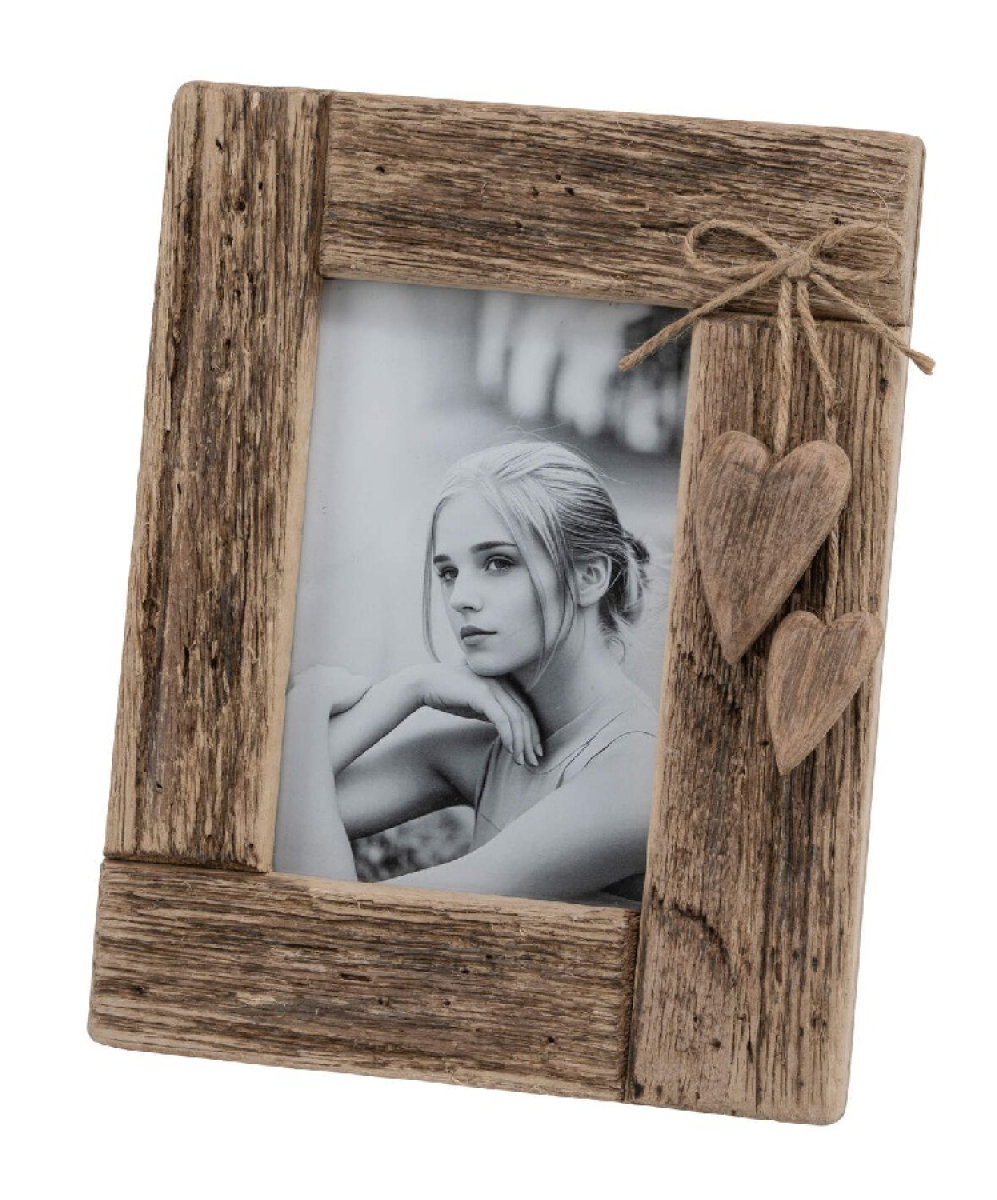 Holzfotorahmen, natur stehend, 18x2,5x23cm 12602187