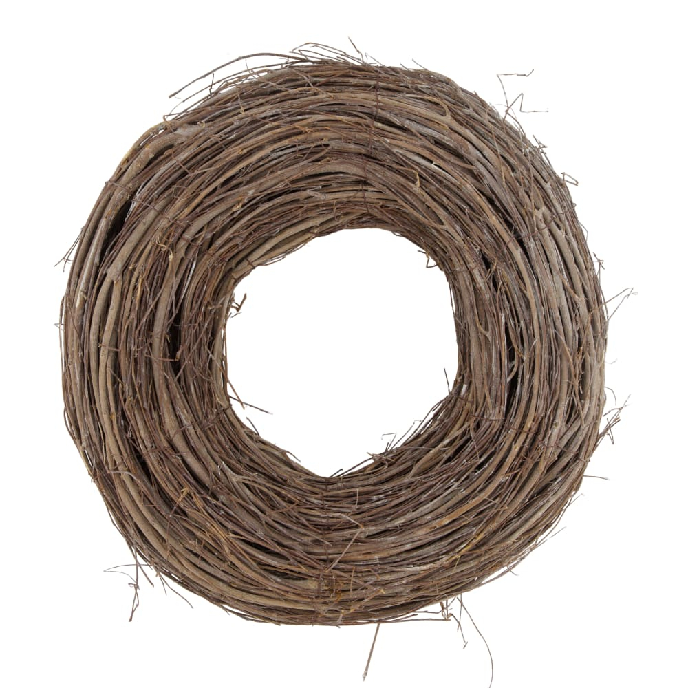 Weiden-Kranz geweisst 30x30x8cm 128859