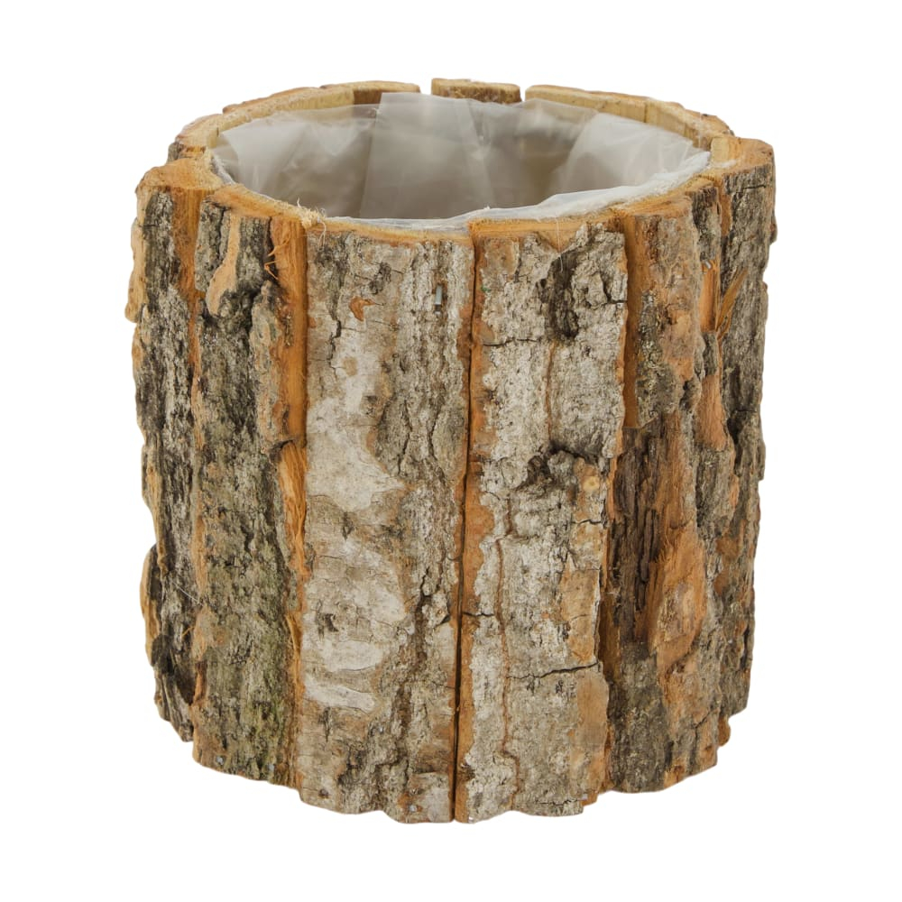 Holz-Pflanztopf ca. 12x12x12cm natur 131096