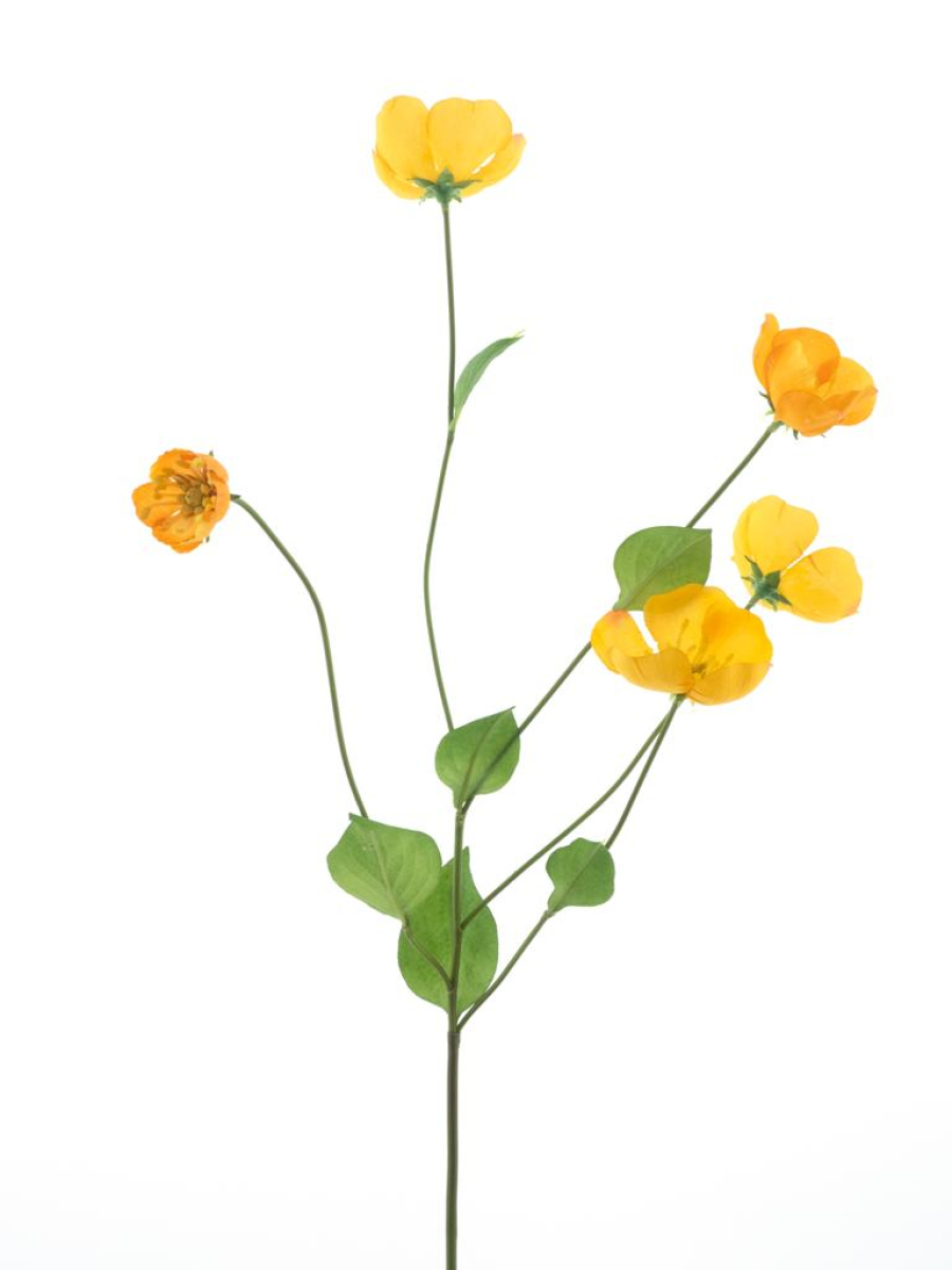 Melastoma-Zweig gelb 76cm 22346-2