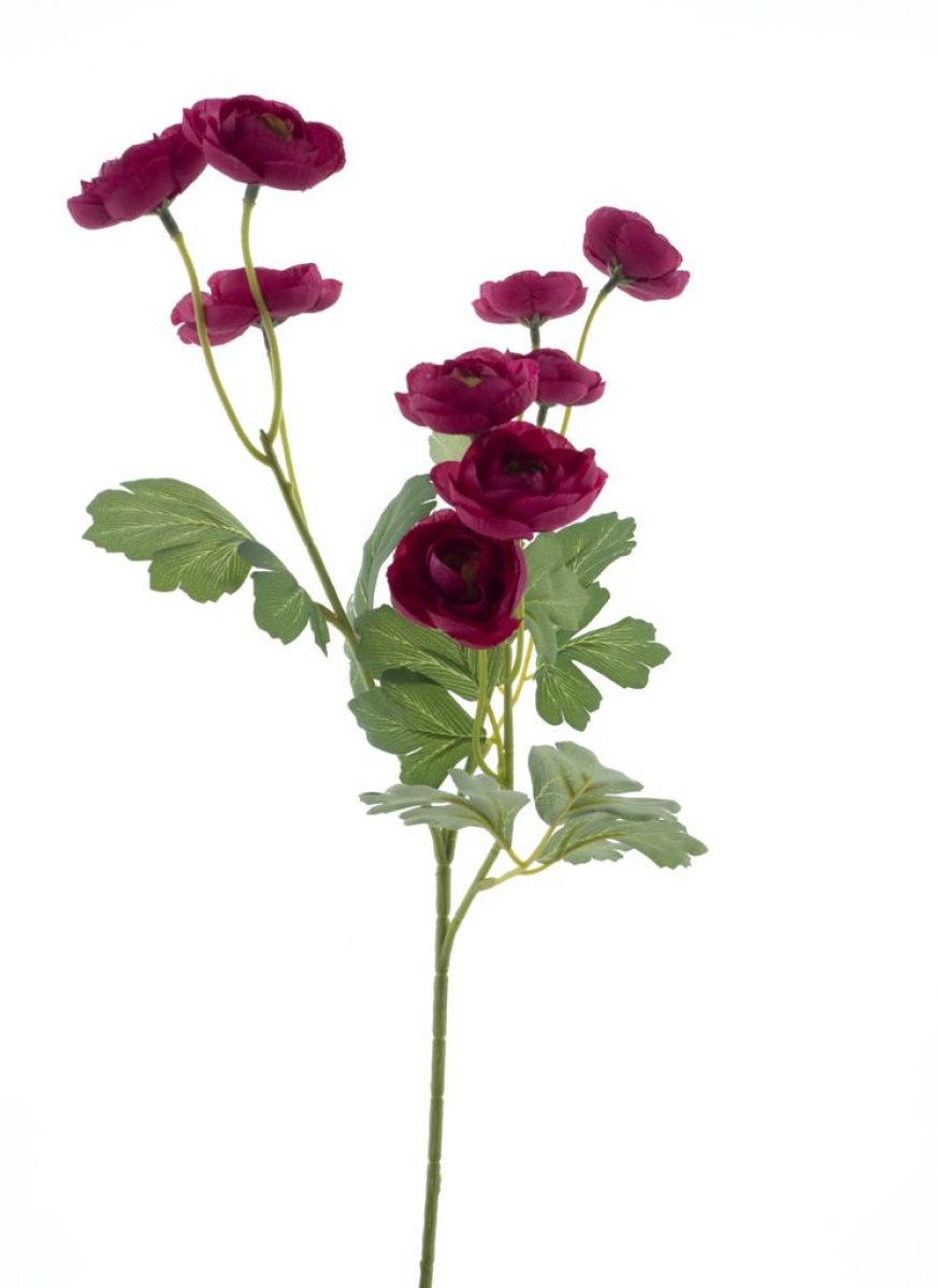 Ranunkelzweig mini rot 55cm 22393-3