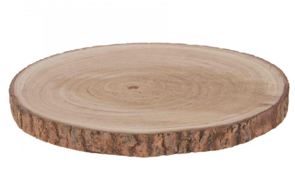 Holz-Scheibe ca. 40x3cm natur 27097-017