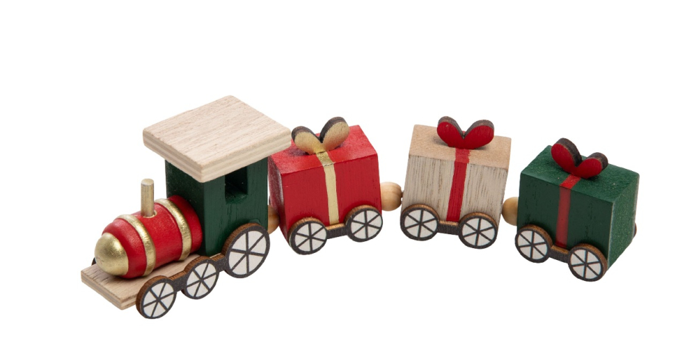 Holz-Eisenbahn bunt ca. 18x5cm 31HXG43