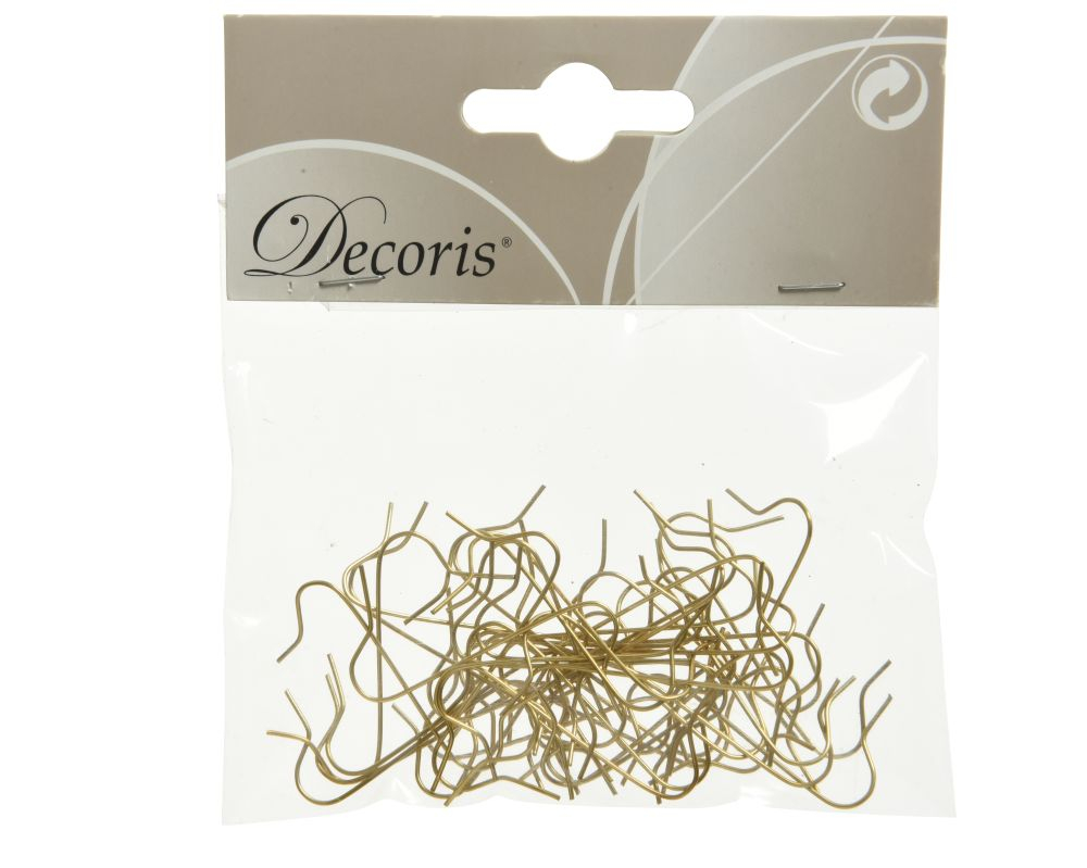 Eisen-Kugelaufhaenger Btl. m. 50 Stck. gold 400008