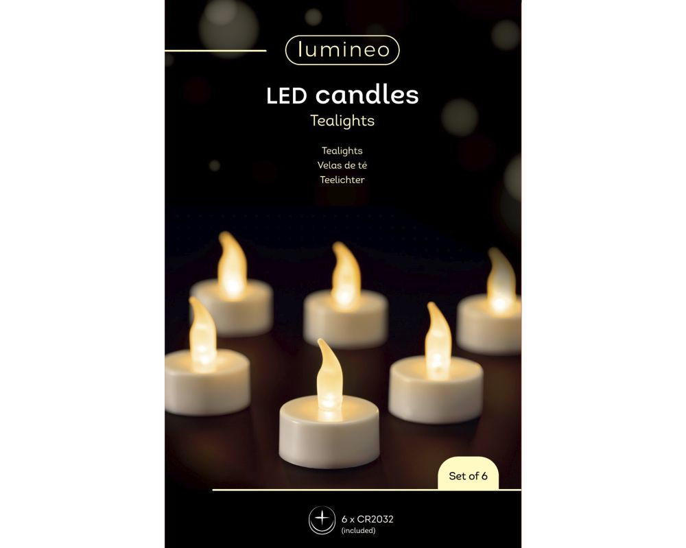 LED Teelicht plastik Flacker-Effekt Kt.6 Stck. 482264