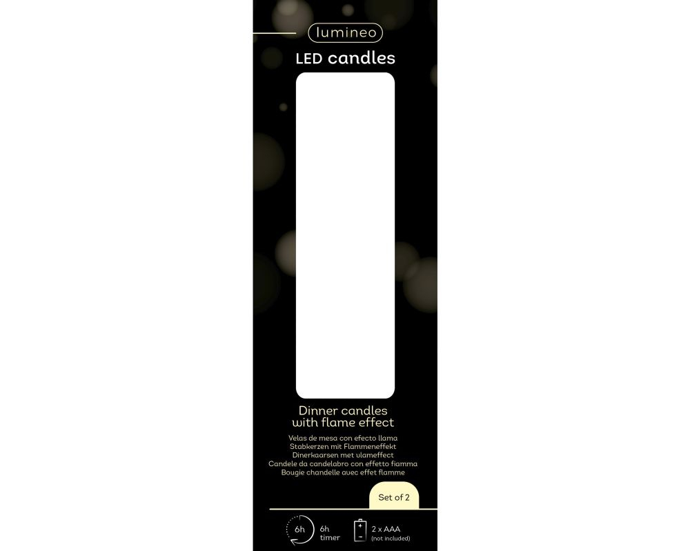 LED-Spitzkerze 2,2x14,5cm gruen Kt. 2 Stck 489167