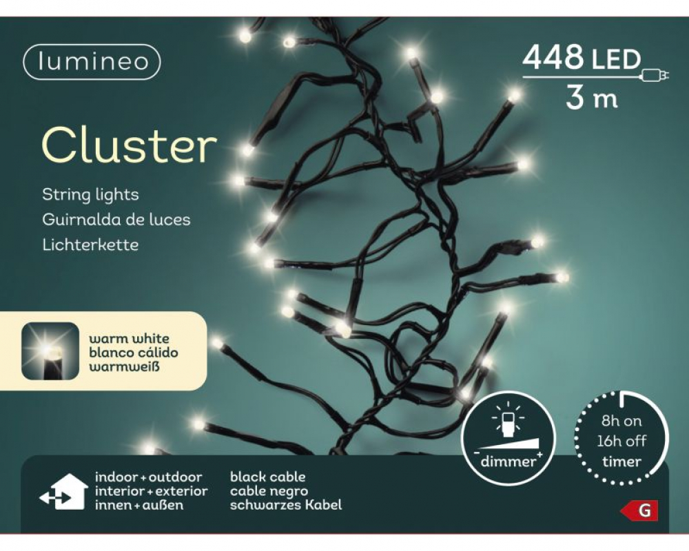 LED Clusterbel. 300cm 448L 494686