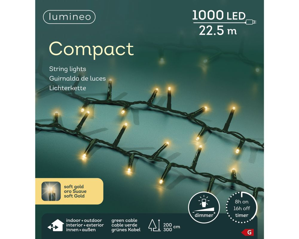 LED Compact Timer/Dimmer 2250cm-1000L soft-gold 495224