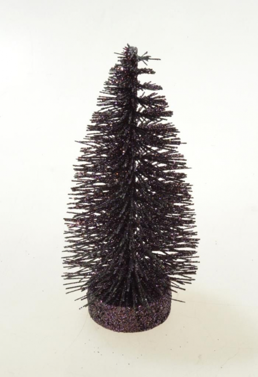 Tannenbaum H14cm beglittert violett 610158-57