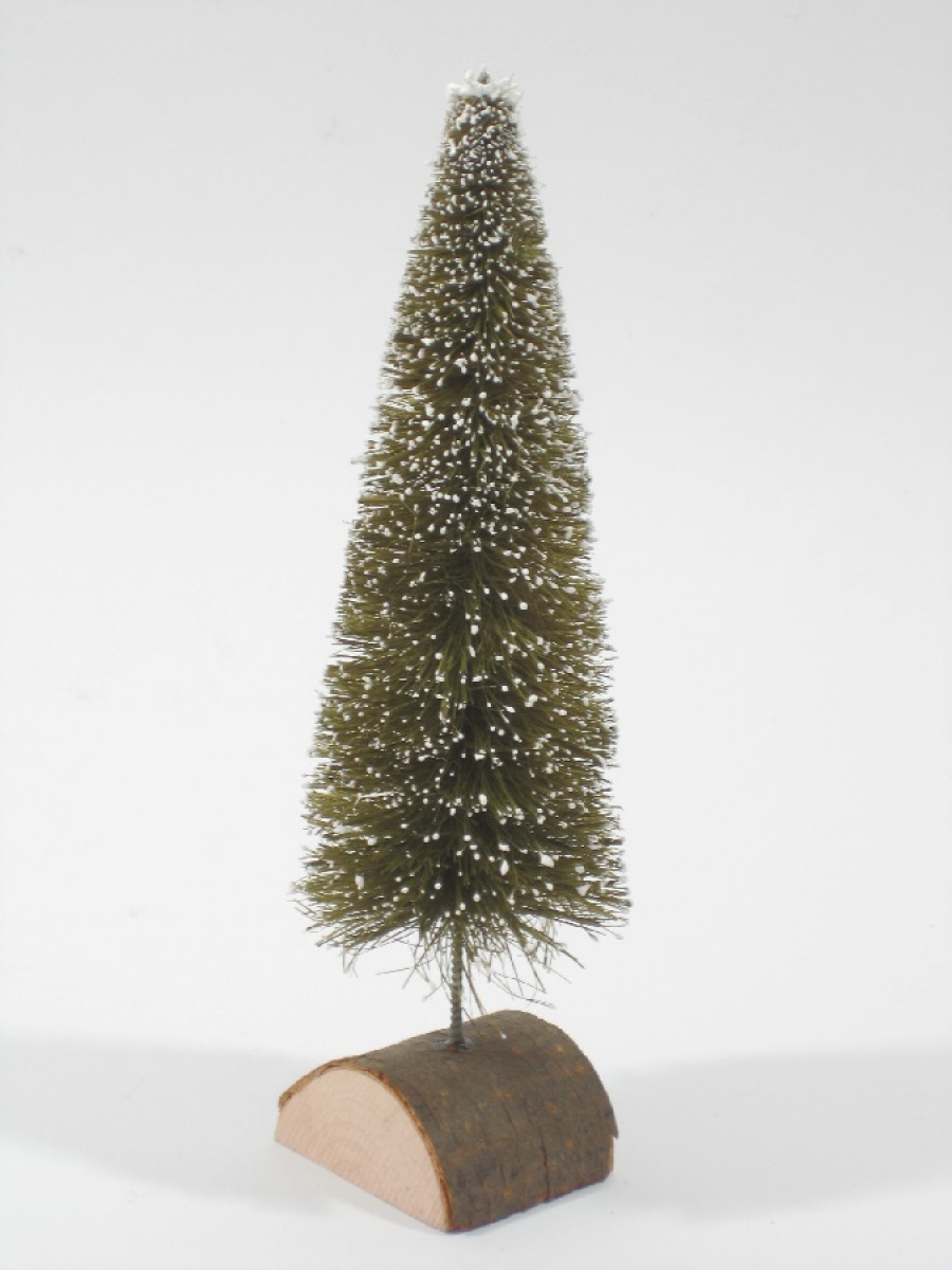 Tannenbaum a. Holzfuss D5 H17cm olivgruen 610800-43