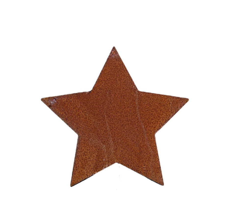 Metall-Stern z. Haengen D16cm rost 611225-65
