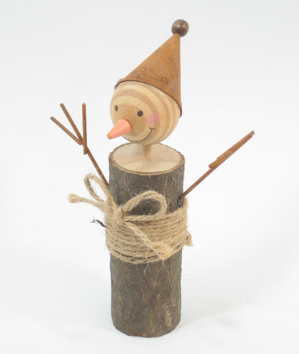 Holz-Wichtel, stehend, Holz, H18,5cm natur 612972-13