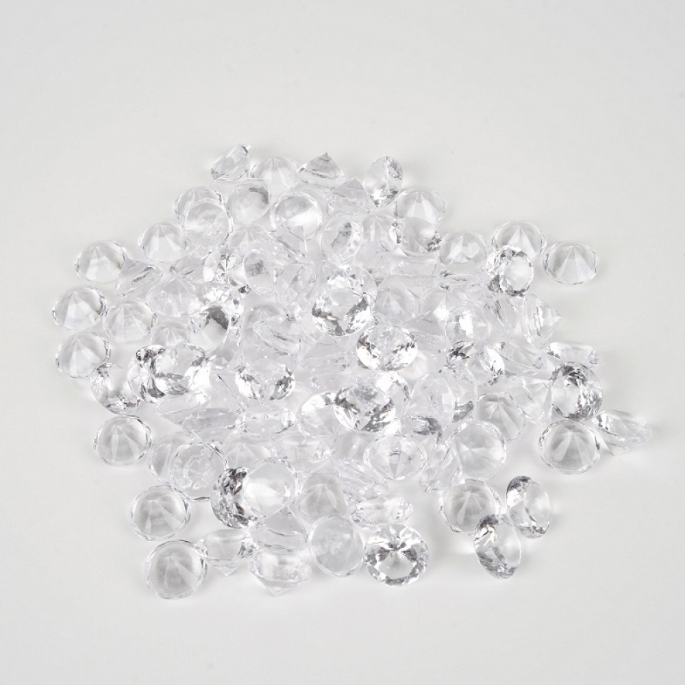 Acryl-Diamant D1,2cm (Dose mit 210g) klar 630225-17
