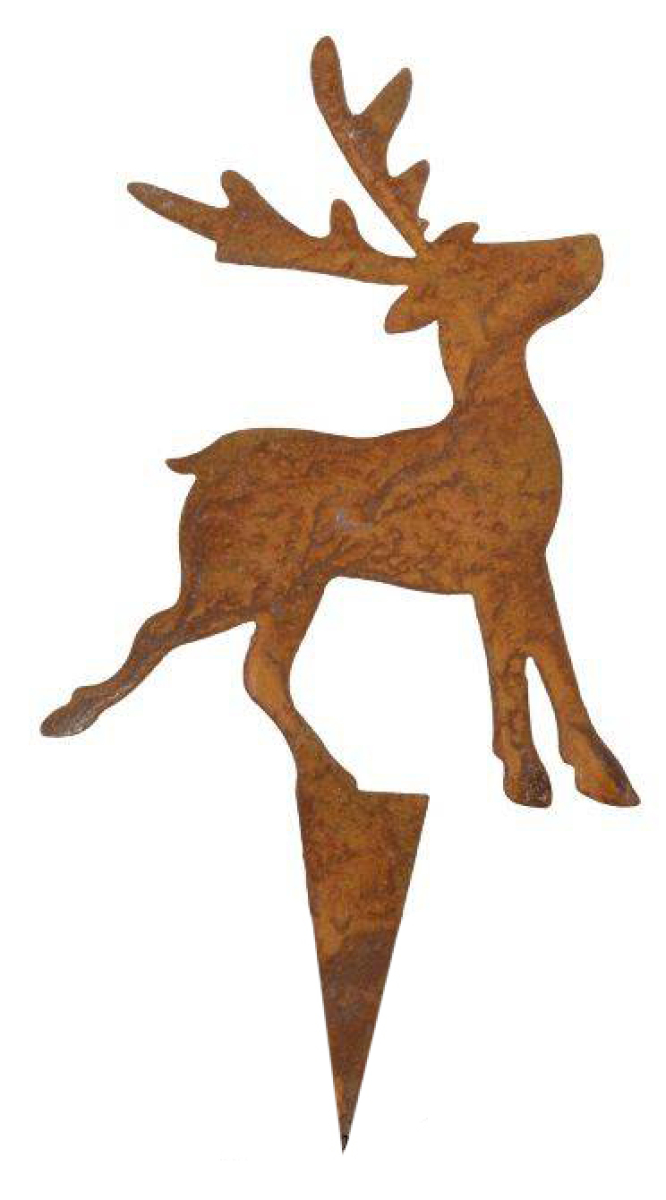Metall-Hirsch L15cm B8cm Rost 640215-65