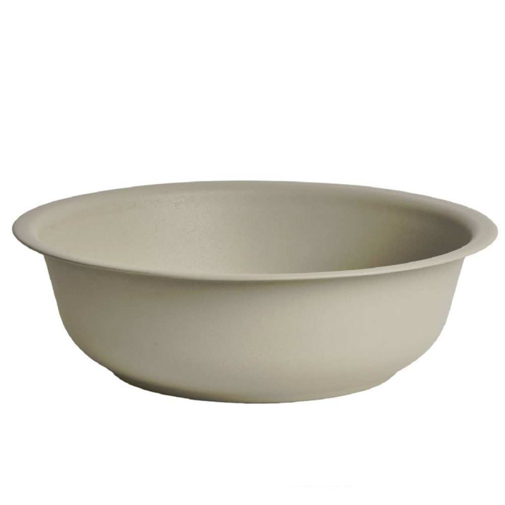 Metall-Schale H9,5cm D35cm grau matt 700530-72