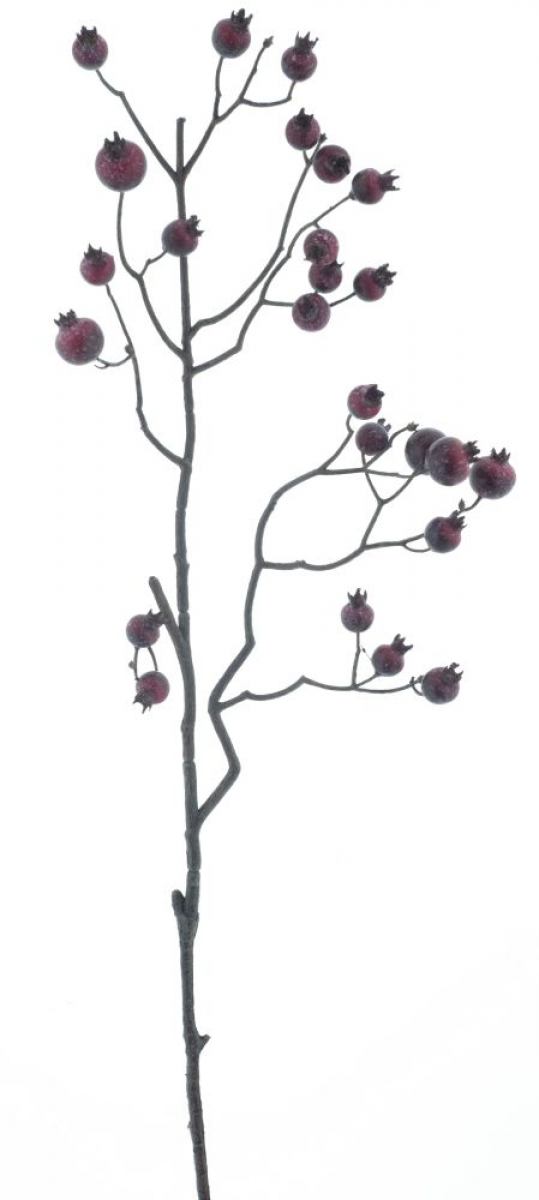 Wildbeeren-Zweig burgund ca. 85cm 72135-6