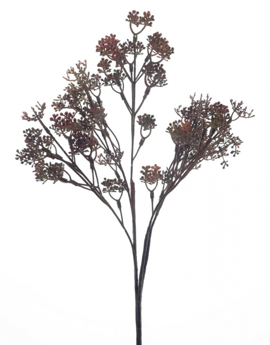 Bluetenzweig rot ca. 39cm 72153-3