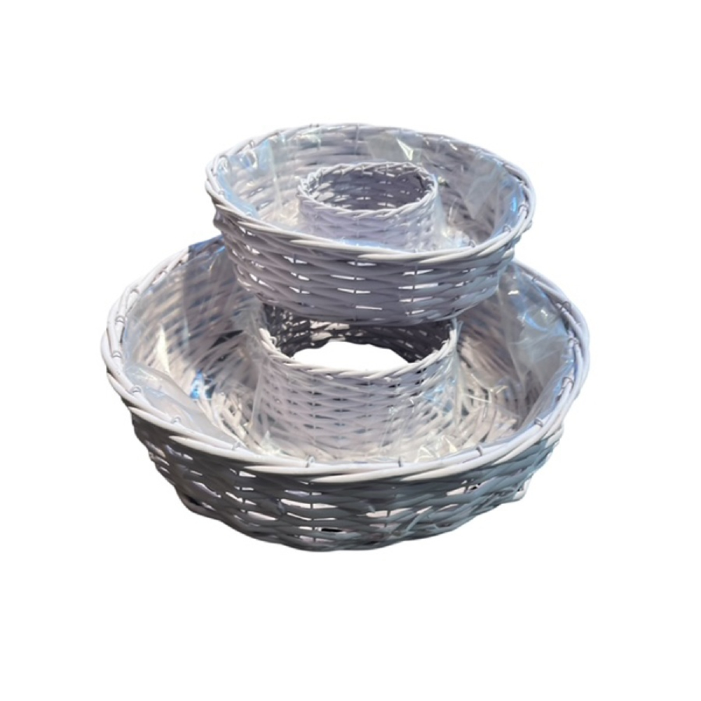 Pflanzring S/2, D30/40 H9,5/9,5cm hellviolett 730251-56