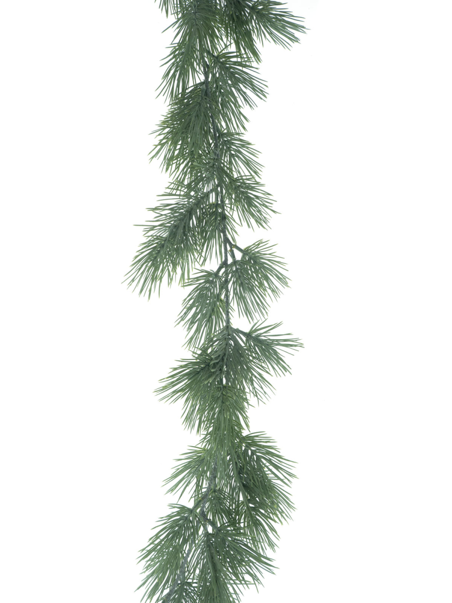 Kiefern-Girlande Anja gruen/geweisst ca. 160cm 73531-0