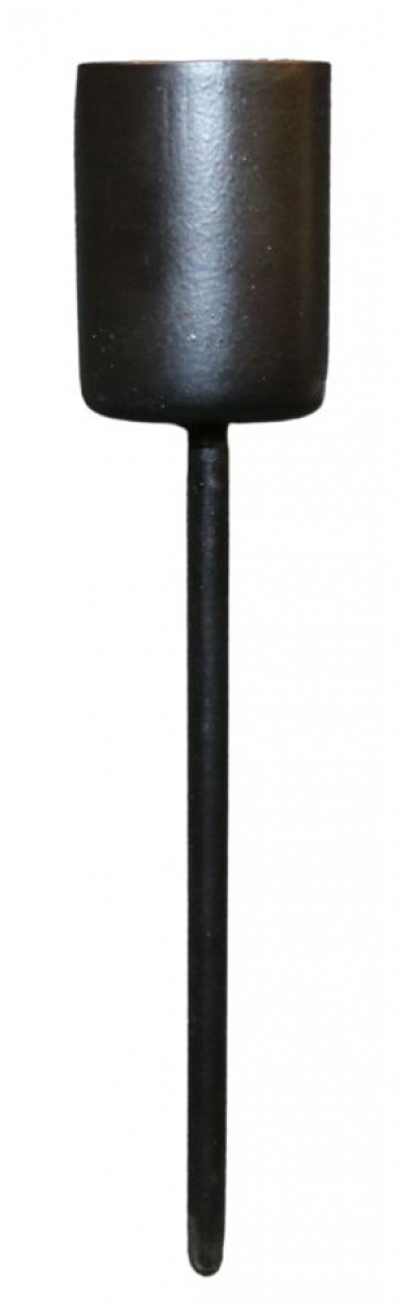 Metall-Kerzenhalter z. Stecken L9cm L3,5cm D2,3cm schwarz 800598-75