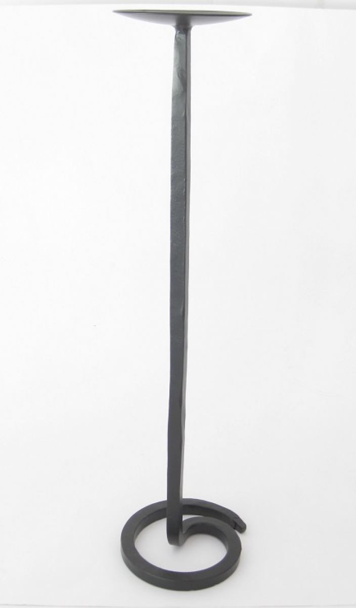 Metall-Kerzenhalter H46cm D12cm schwa-matt 800728-75