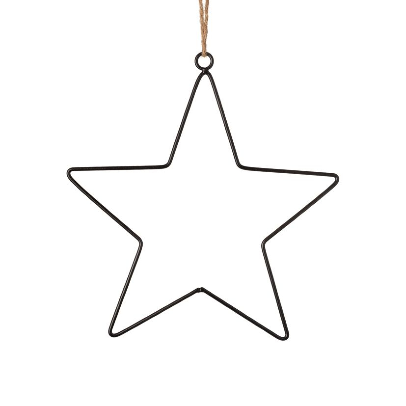 Metall-Stern z.H. schwarz  ca  24,5 x 25,5 cm 84179