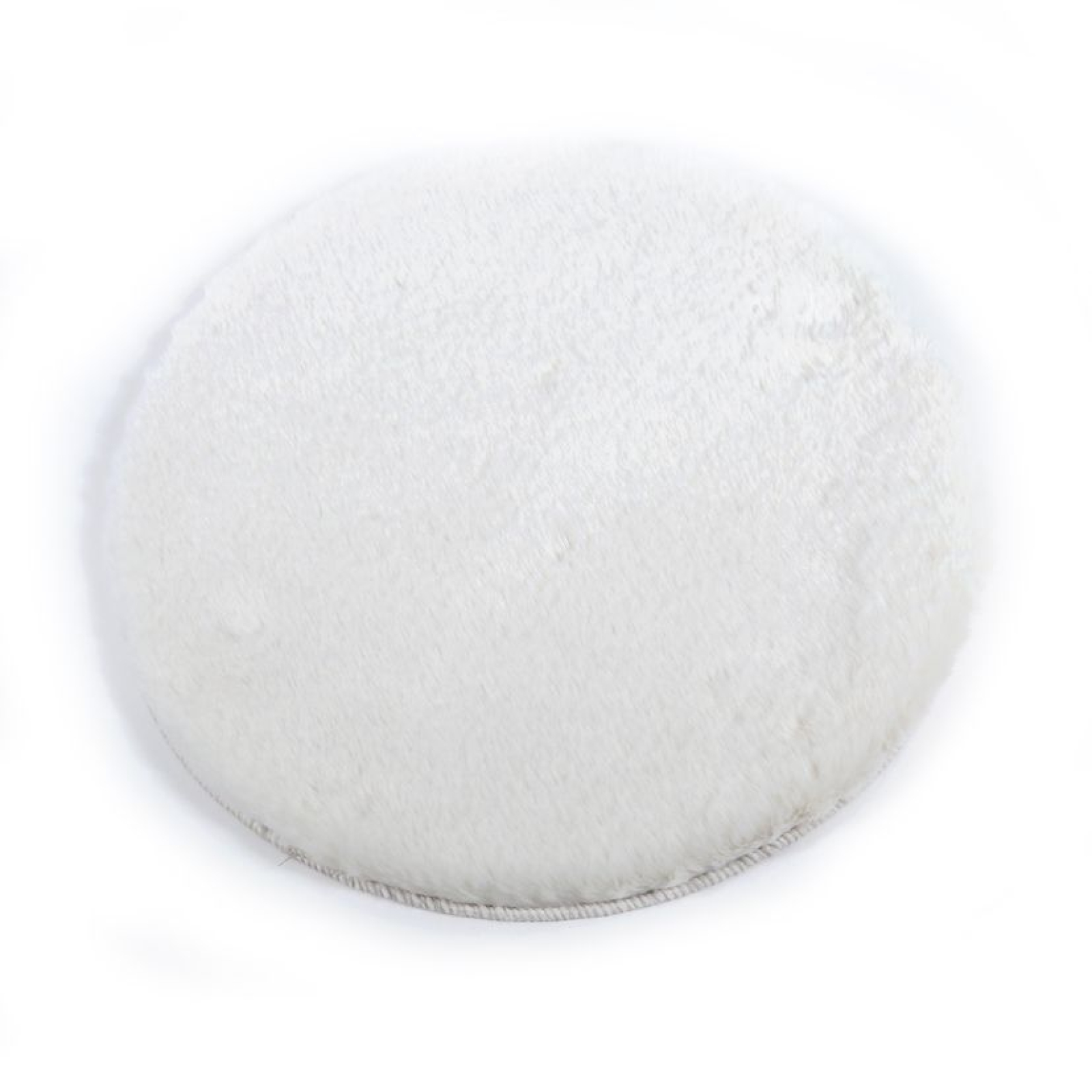 Kunstfell rund DM ca. 38cm creme 100% Polyester 88976