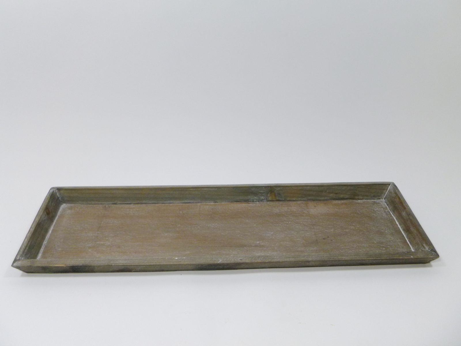 Holz Tablett 58x17,2,5 cm  d.  grau 10229