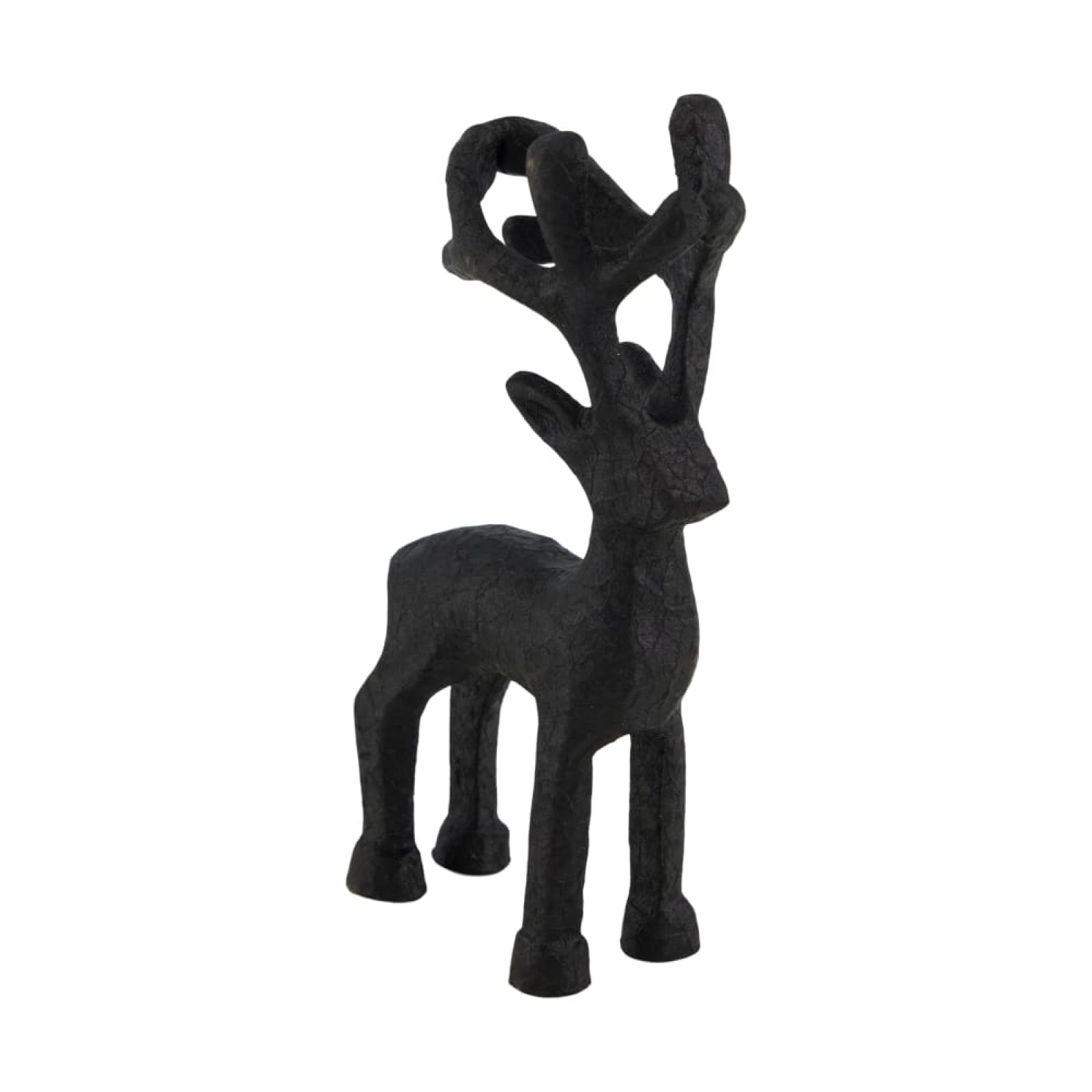Metall-Rentier z.Stellen 7x4x15cm schwarz 122326