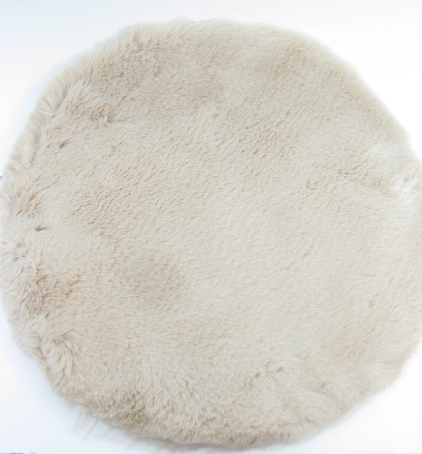 Kunstfell beige DM ca. 38 cm 15606