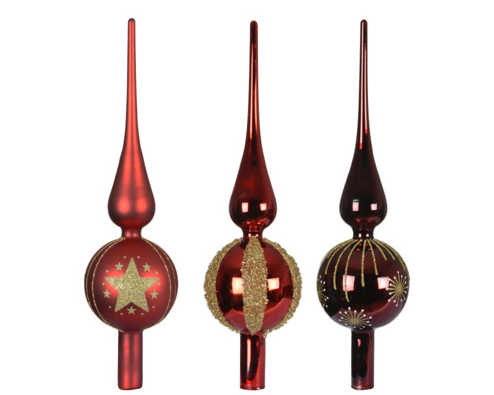 Glas-Baumspitze sort. ca. 31cm 170242