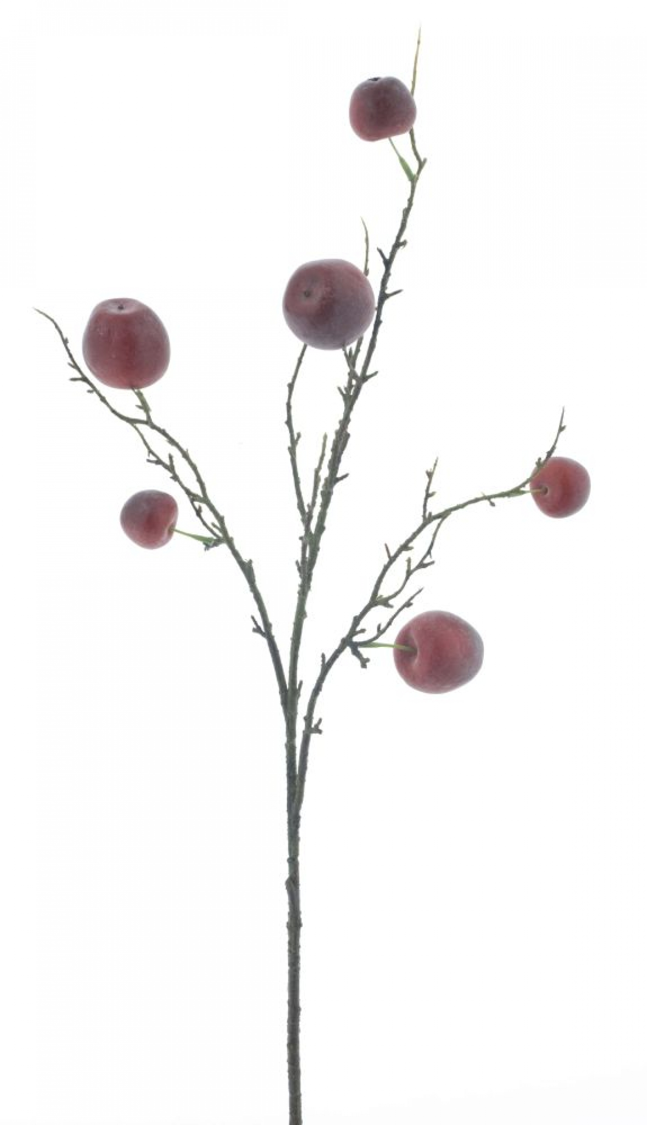 Wildapfel-Zweig burgund ca.  90cm 22422-6