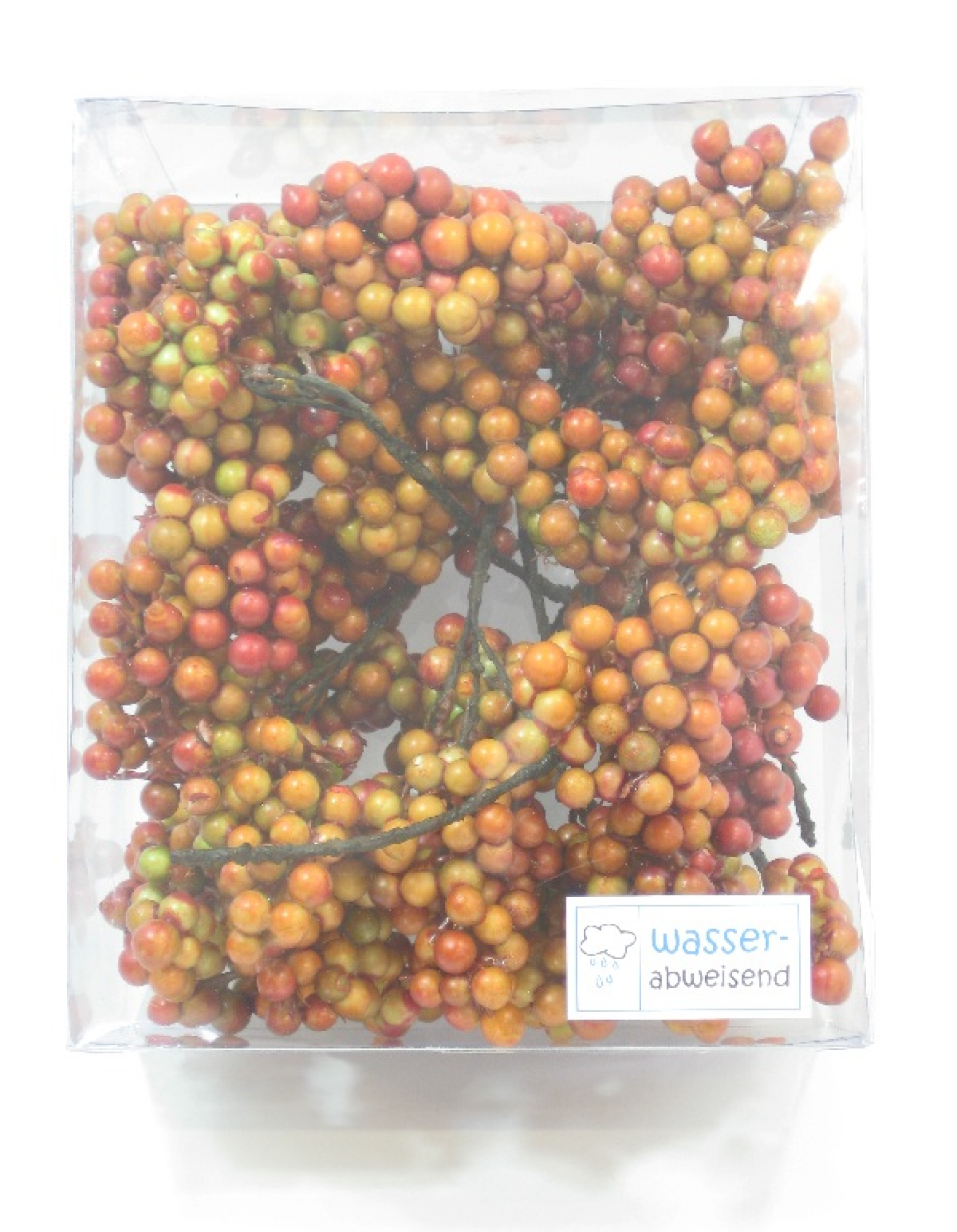 Beerendoldenpick ca. 20cm Kt.m. 12 Stck. orange 2686-09