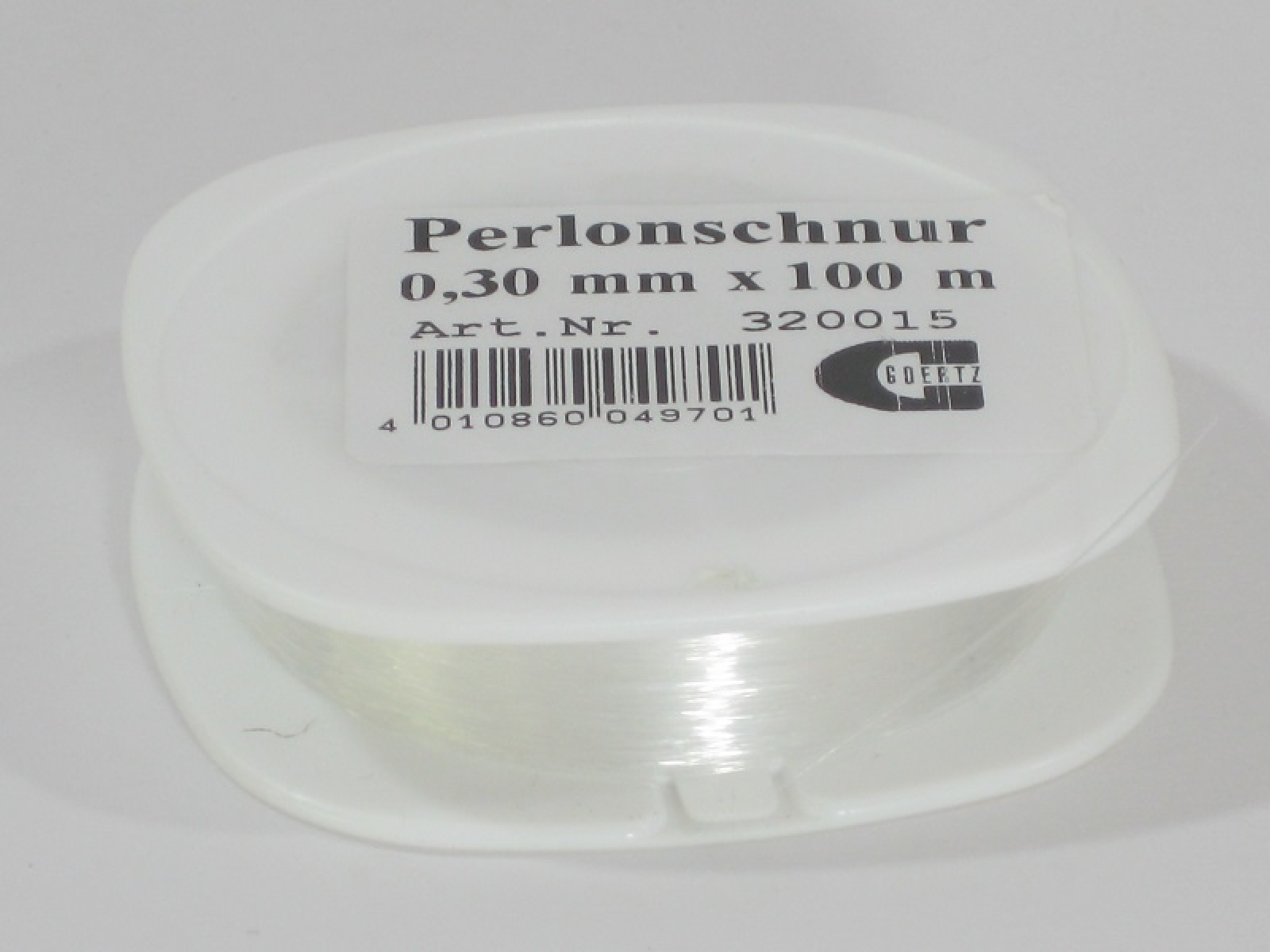 Perlonschnur 0.30 mm x 100 m transp. RF 5,7 Kg 320015