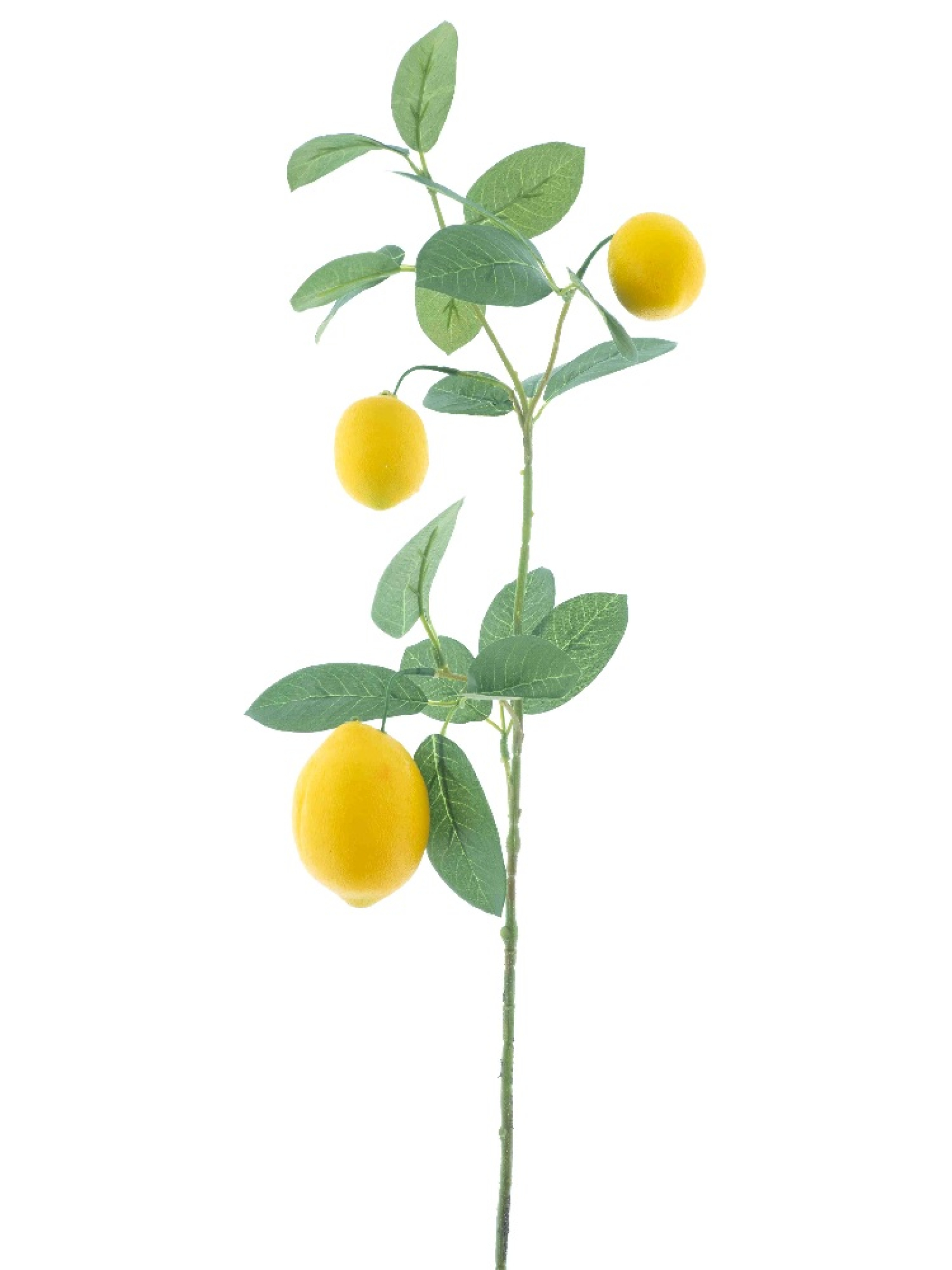 Zitronen-Zweig x3 gelb 74cm 32097-2