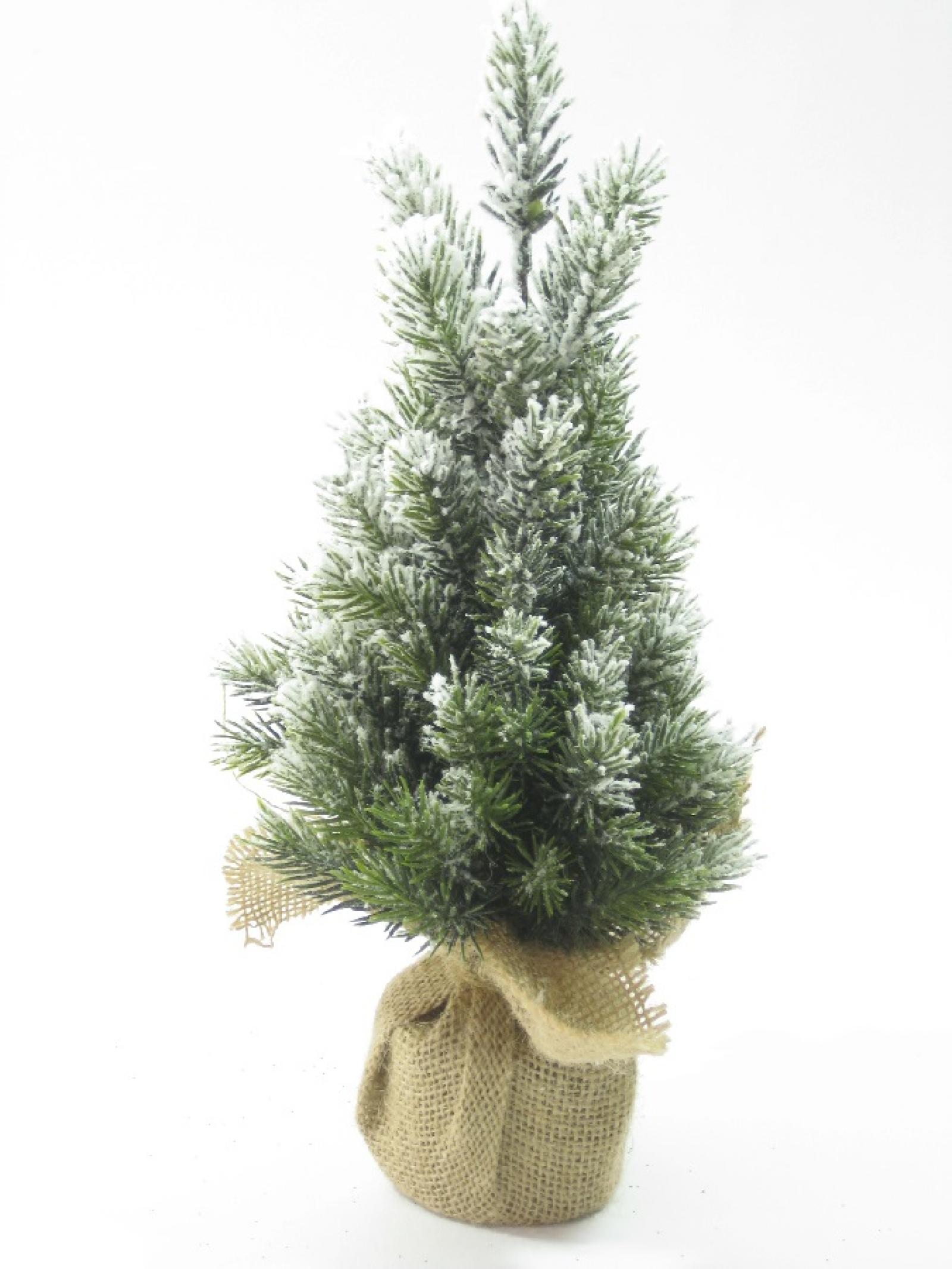 Tannenbaum ca. 30cm im Jutesack beschneit 380075-42