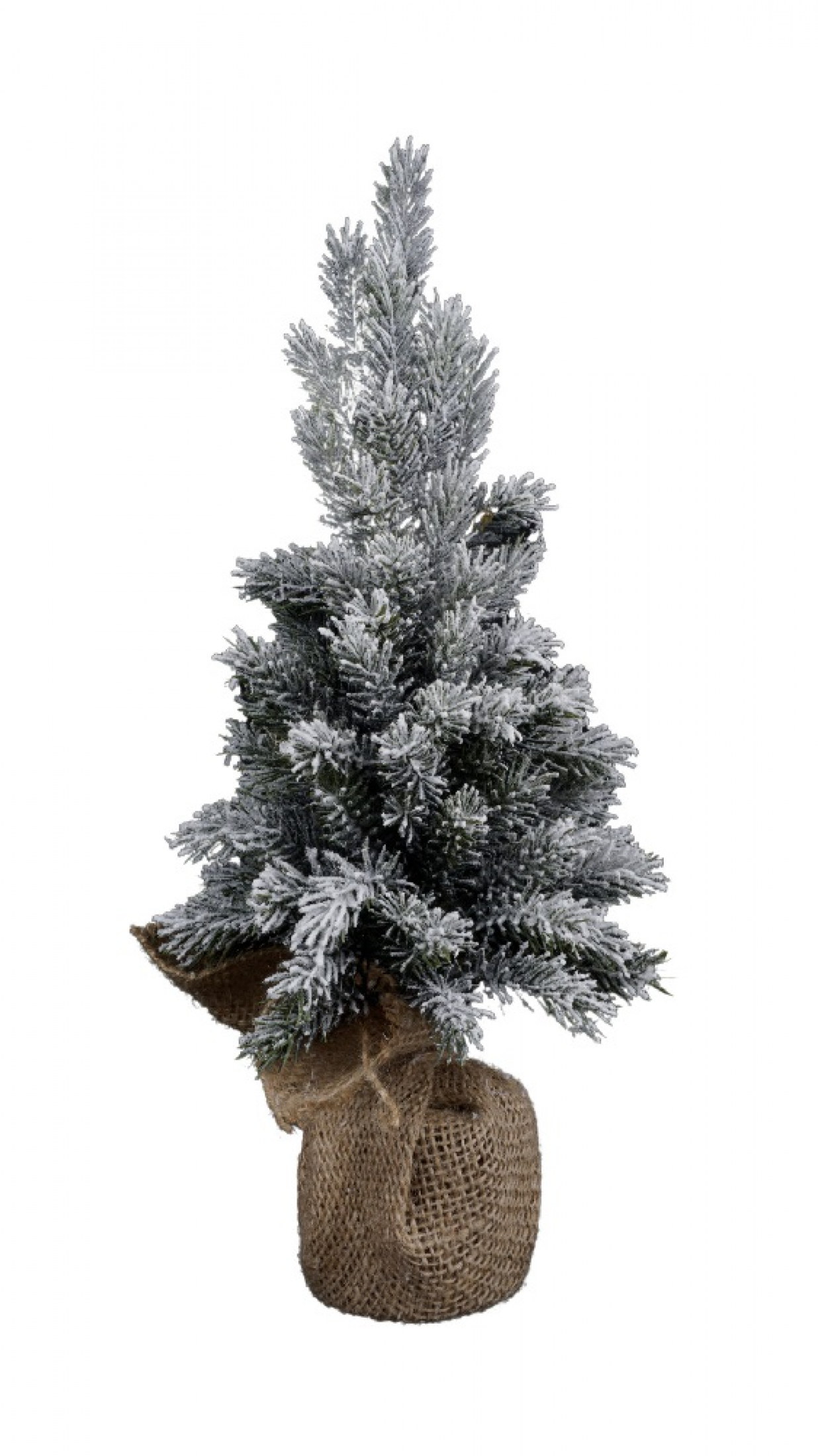 Tannenbaum ca. 36cm im Jutesack beschneit 380076-42