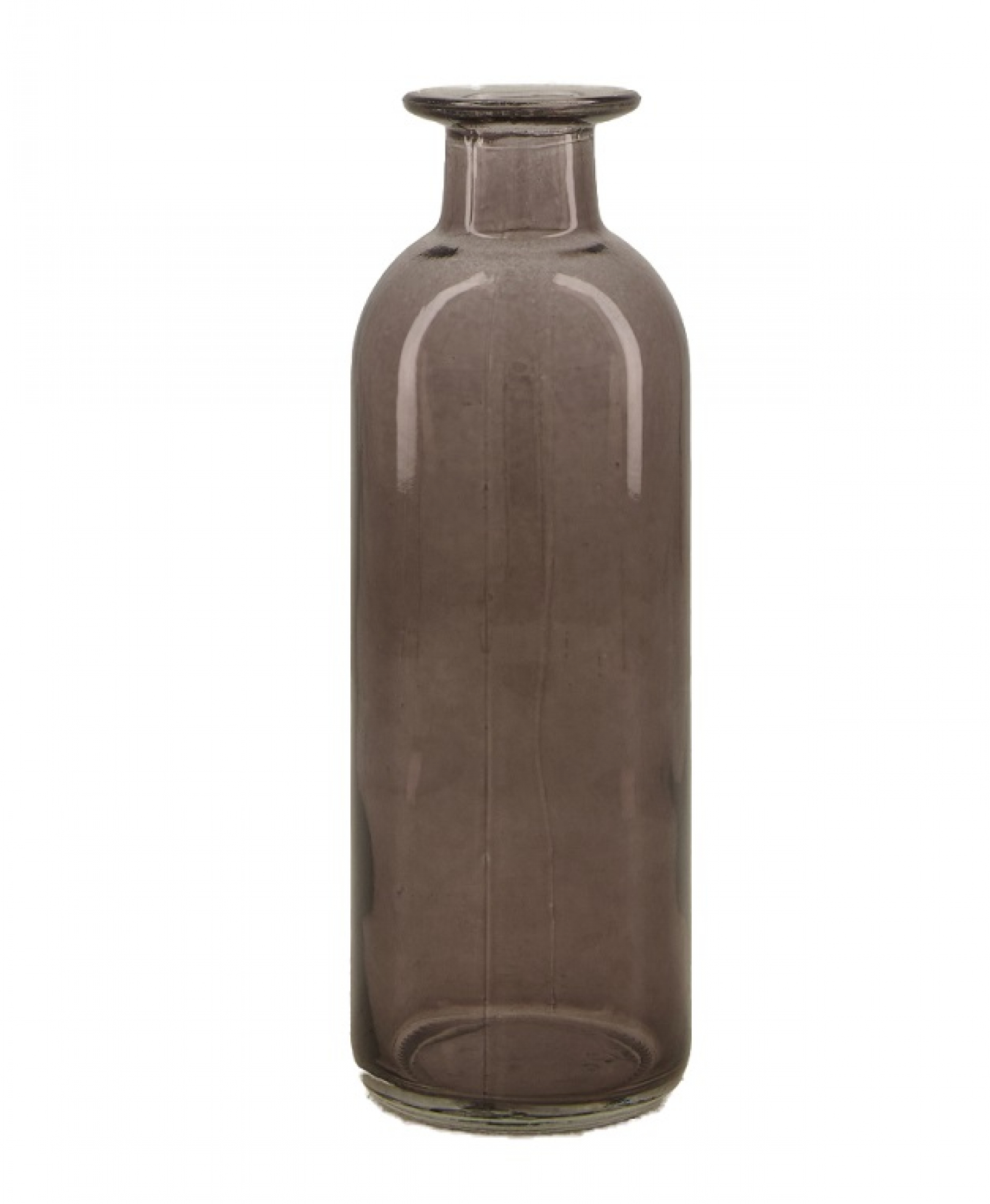 Glas-Flasche DM 5.5x16cm grau 52649-080