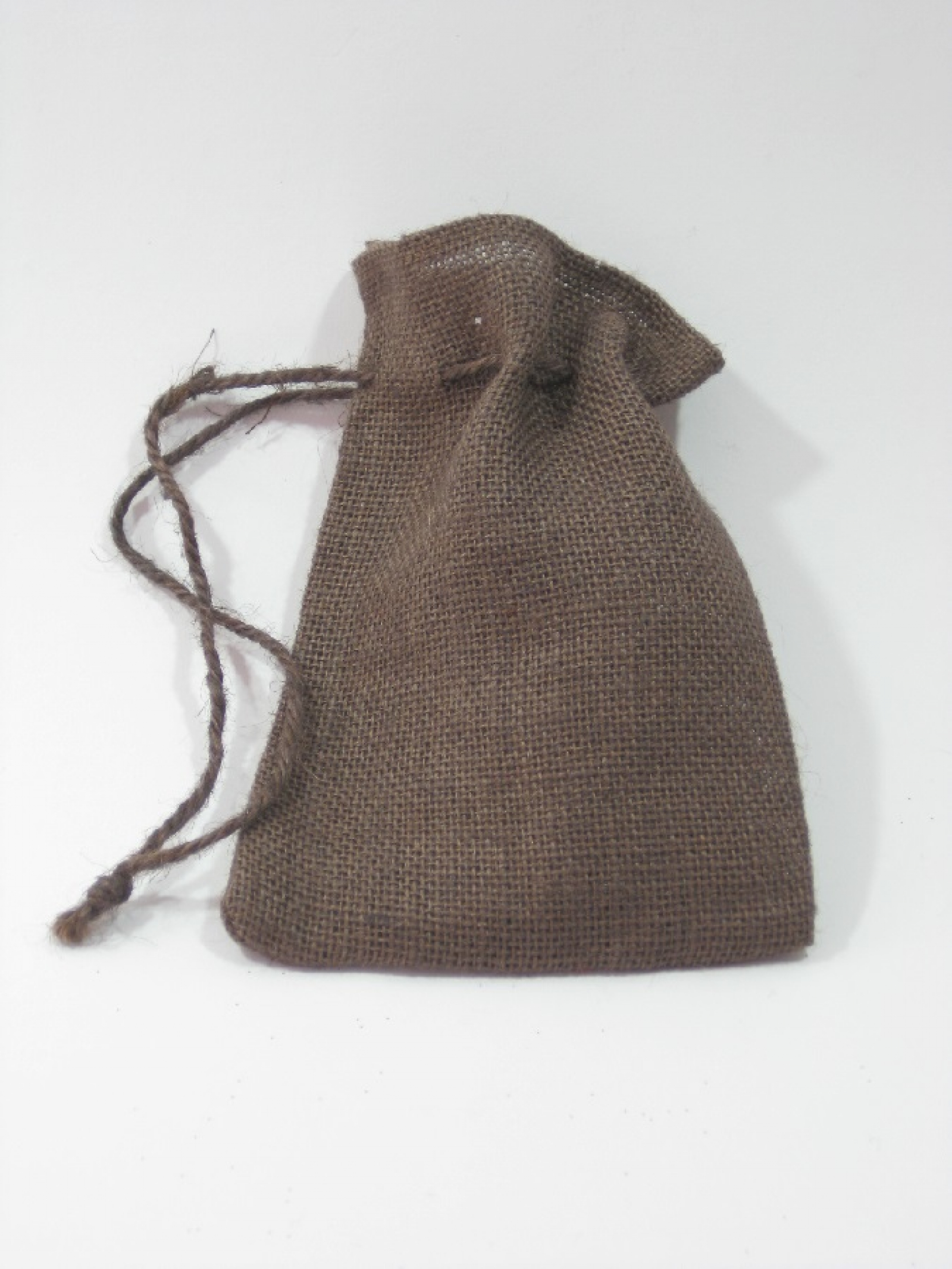 Jute Sack B15cm H21cm grau 610485-72