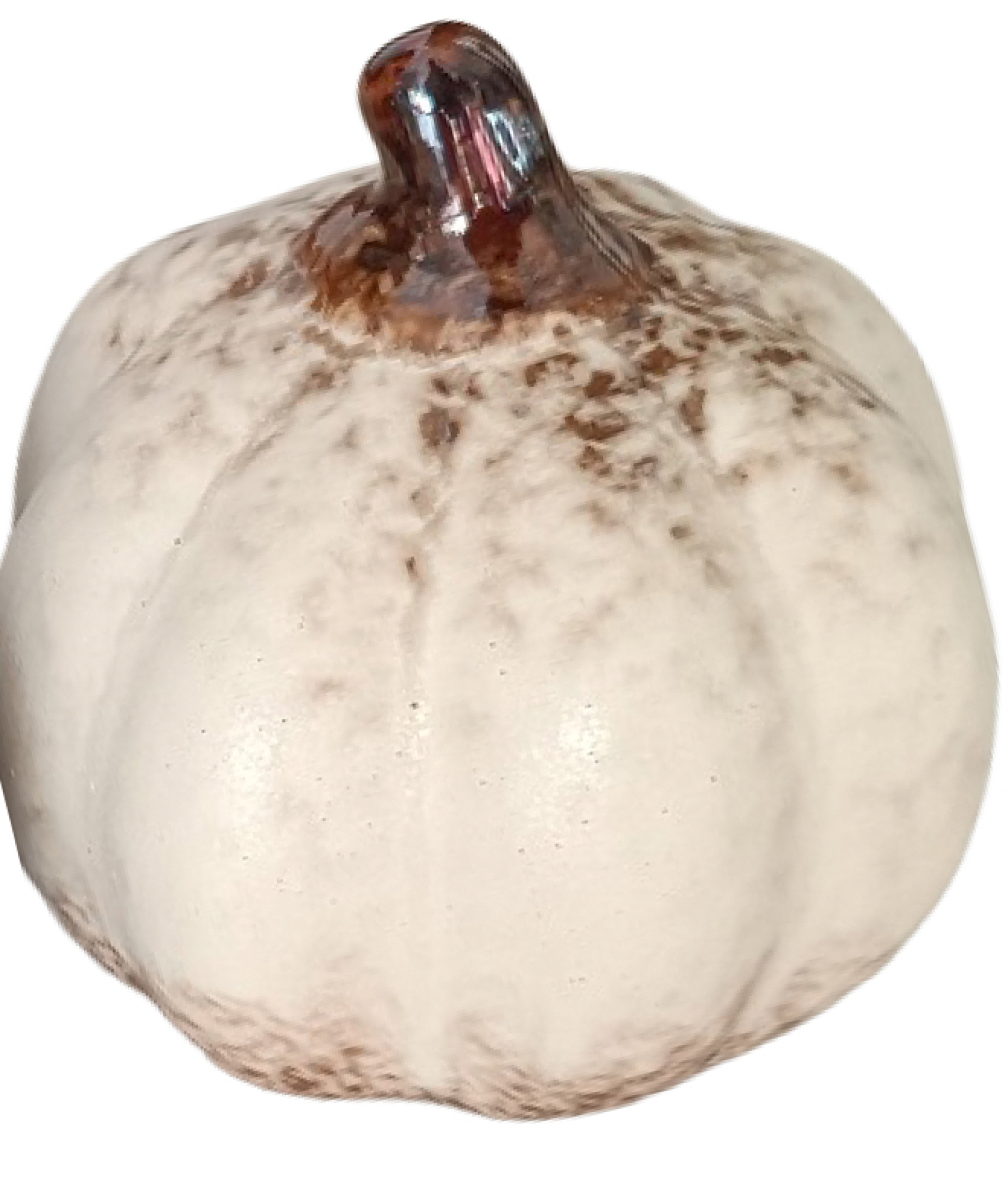Keramik-Kuerbis L8,5xB8,5xH9 cm creme 618793-19