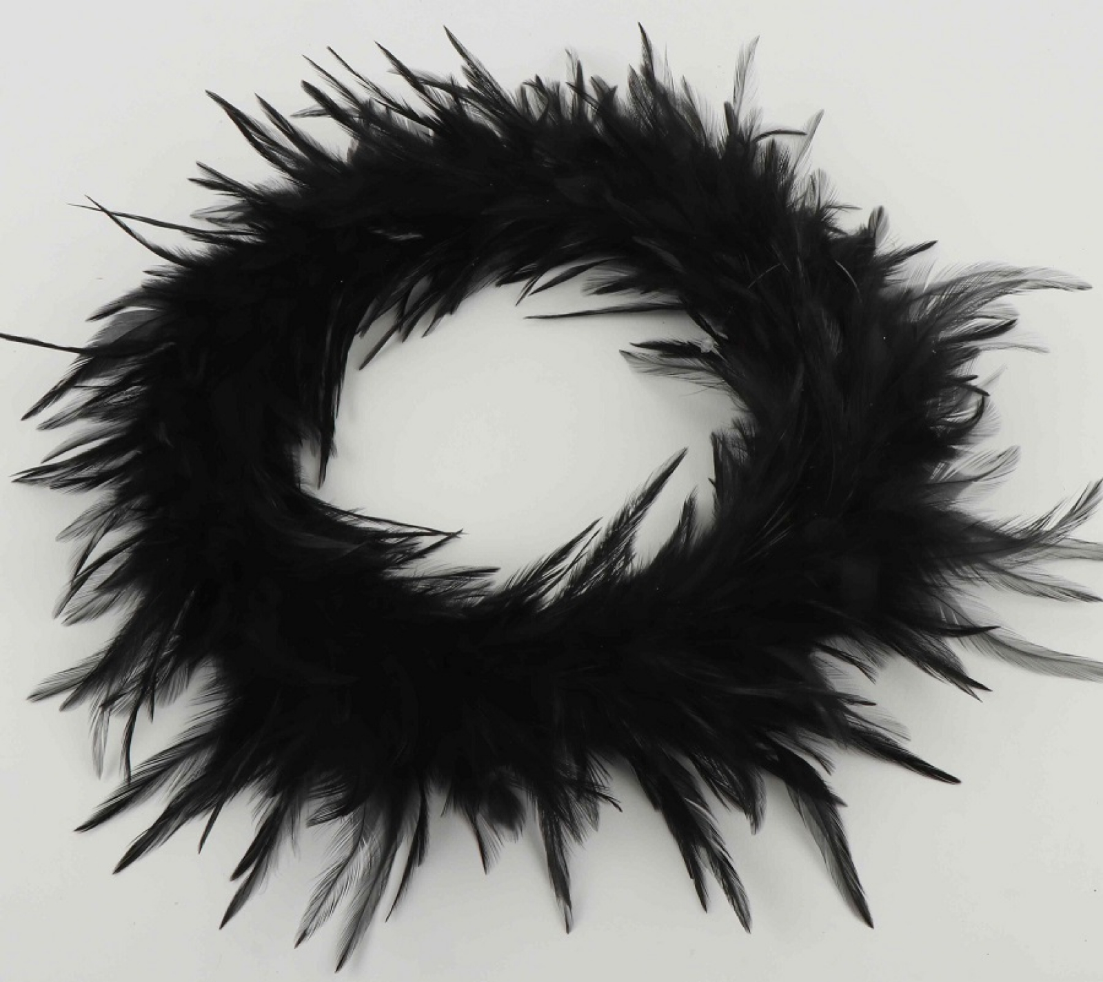 Kranz Fluffi D30cm schwarz 660222-75