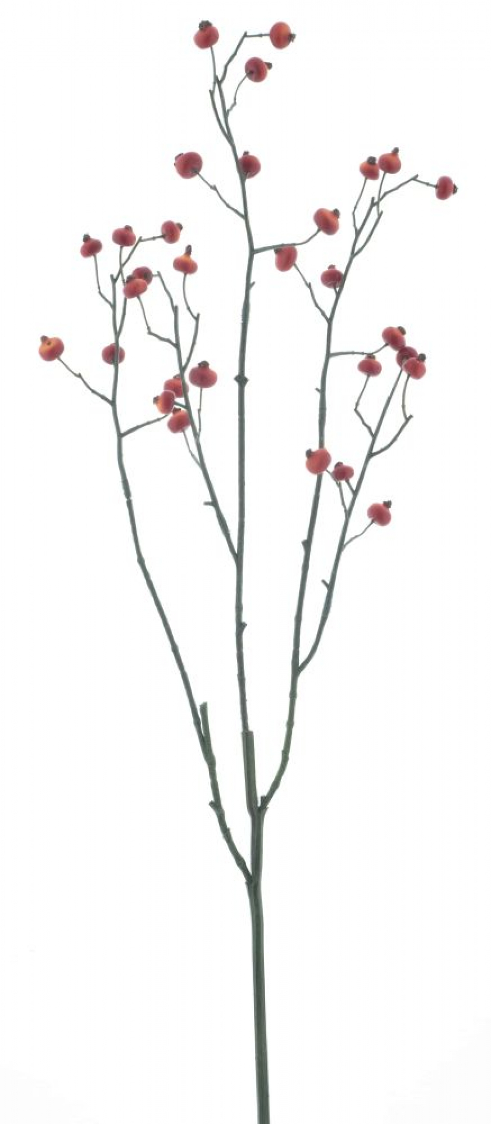 Hagebutten-Zweig rot ca. 82cm 72132-3
